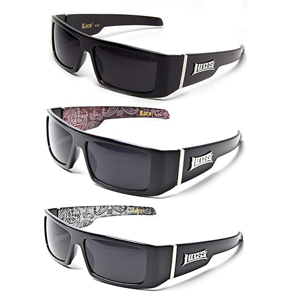 Gangsta セット Amazon.com: Locs Gangsta Sunglasses Various Combos 58 Style (2